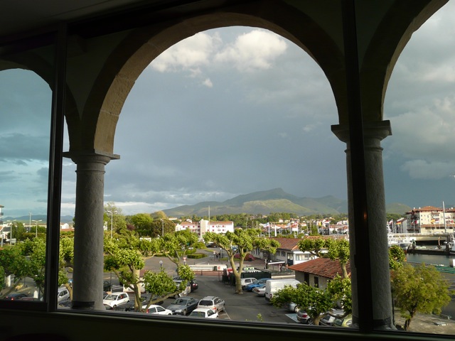 The Rhune mountain wiew from the Gallery